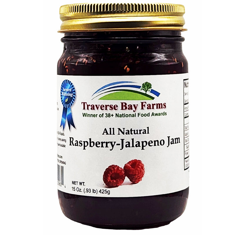 Red Raspberry Jalapeno Jam - 15 oz. – Traverse Bay Farms