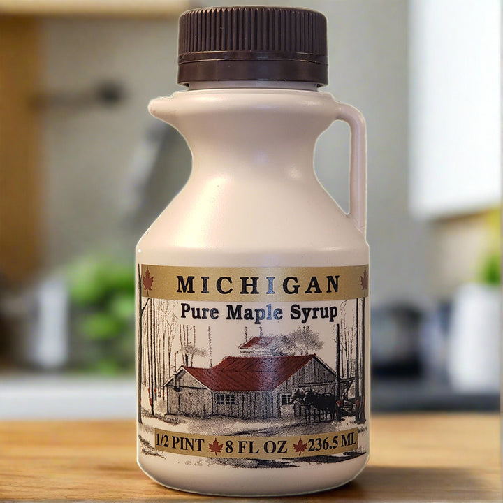 1 Bottle Of 100 Pure Michigan Maple Syrup 8fl Oz Bottles Traverse Bay Farms 9730